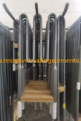 Elemento di riscaldamento a forma di W MoSi2 1800c Elementi di riscaldamento a dissilicida moly