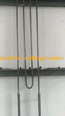 Elemento MoSi2 ad alta temperatura 100 mm-1000 mm Elemento di riscaldamento Moly Disilicide